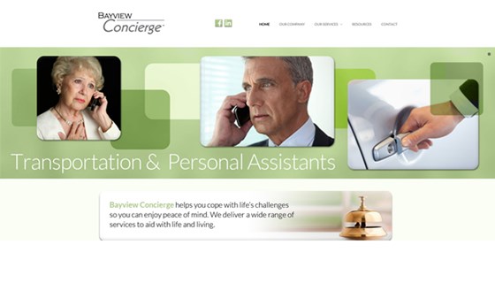 Best Web Design & Development Showcases:  Bayview Concierge